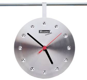 RELOGIO COZINHA INOX MONTI